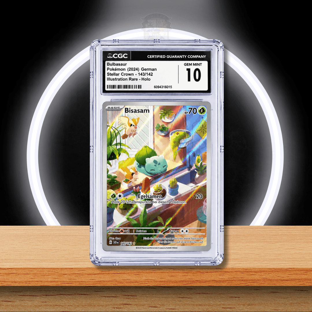 Pokémon Bisasam (SCR 143/142) CGC 10 (DE)