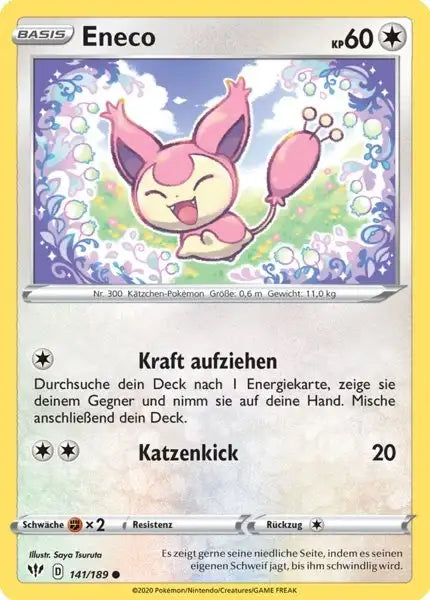eneco 141/189 – Pokémon Flammende Finsternis Karte