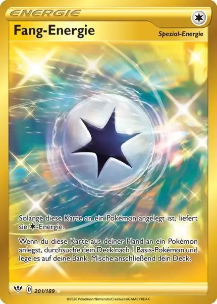 fang energie 201/189 – Pokémon Flammende Finsternis Karte