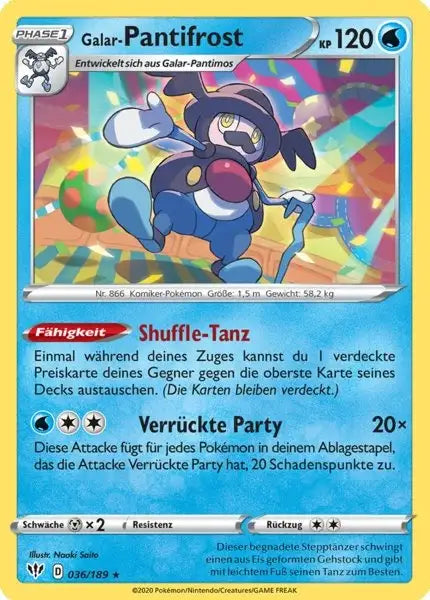 galar pantifrost 036/189 – Pokémon Flammende Finsternis Karte