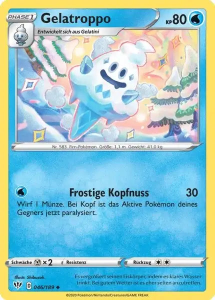 gelatroppo 046/189 – Pokémon Flammende Finsternis Karte