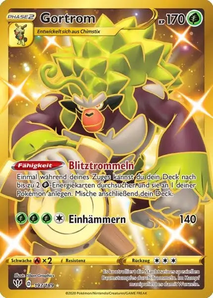 gortrom 197/189 – Pokémon Flammende Finsternis Karte