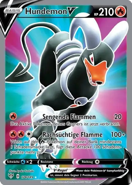 hundemon v 178/189 – Pokémon Flammende Finsternis Karte