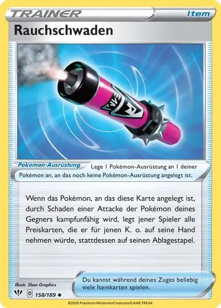rauchschwaden 158/189 – Pokémon Flammende Finsternis Karte