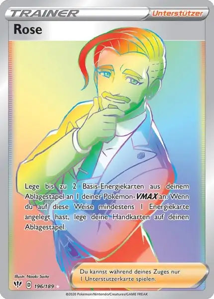 rose 196/189 – Pokémon Flammende Finsternis Karte