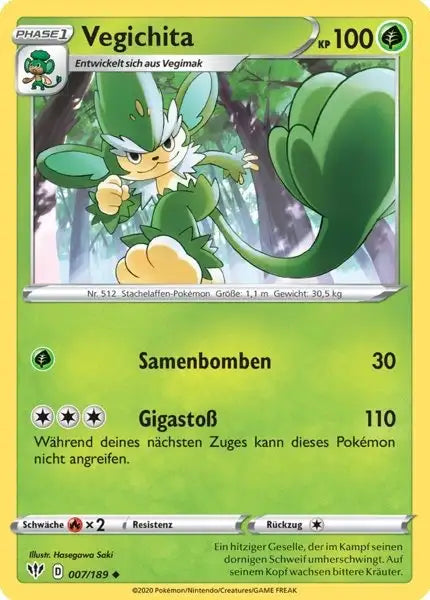 vegichita 007/189 – Pokémon Flammende Finsternis Karte