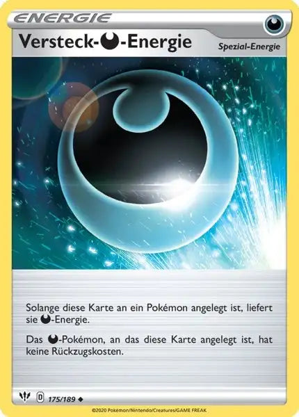 versteck energie 175/189 – Pokémon Flammende Finsternis Karte