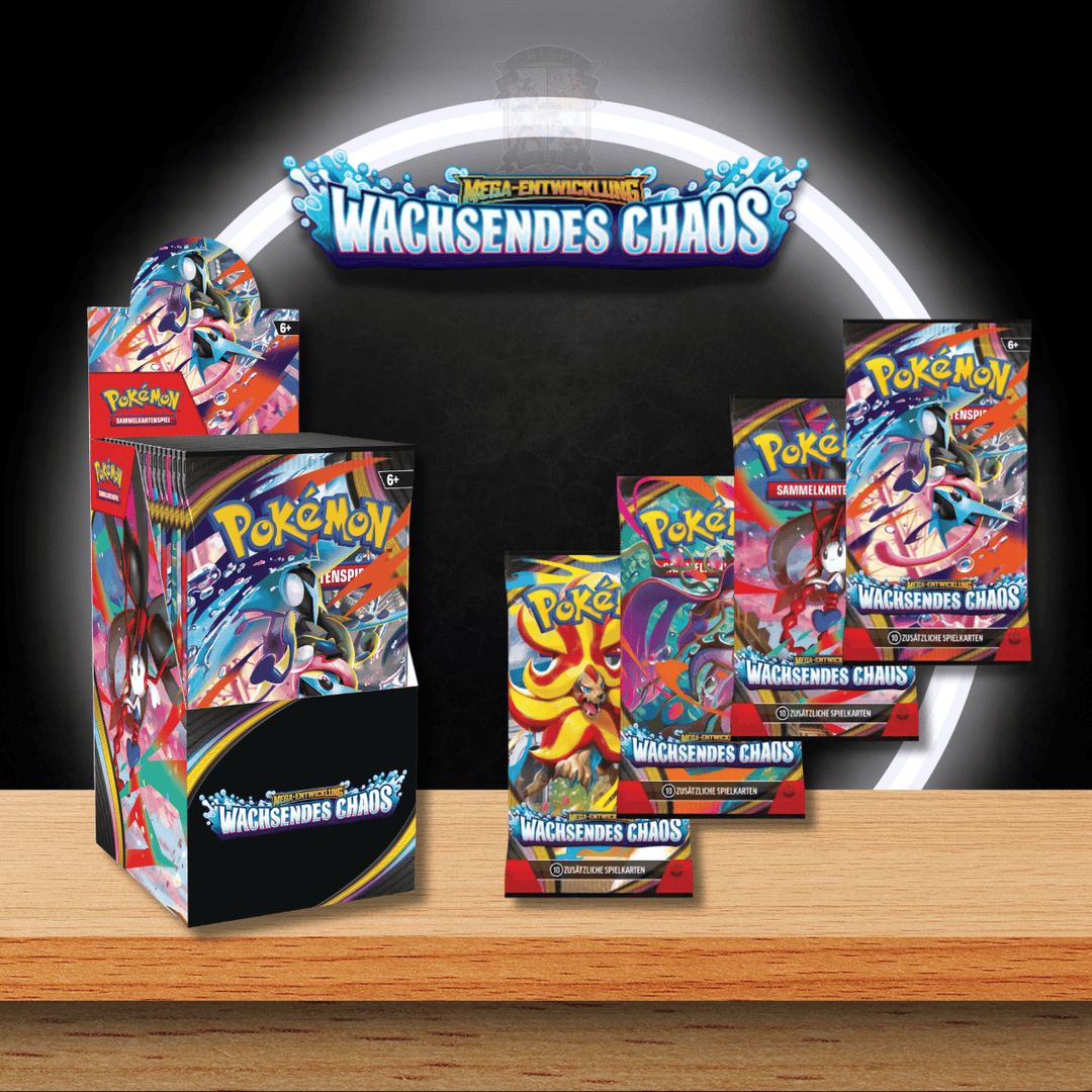Pokémon Display aus Mega-Entwicklung Wachsendes Chaos auf Deutsch