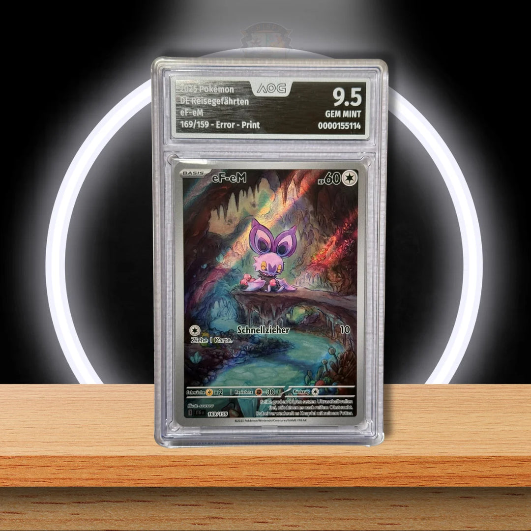 Pokémon eF-eM 169/159 AOG 9.5 Error Print DE kaufen