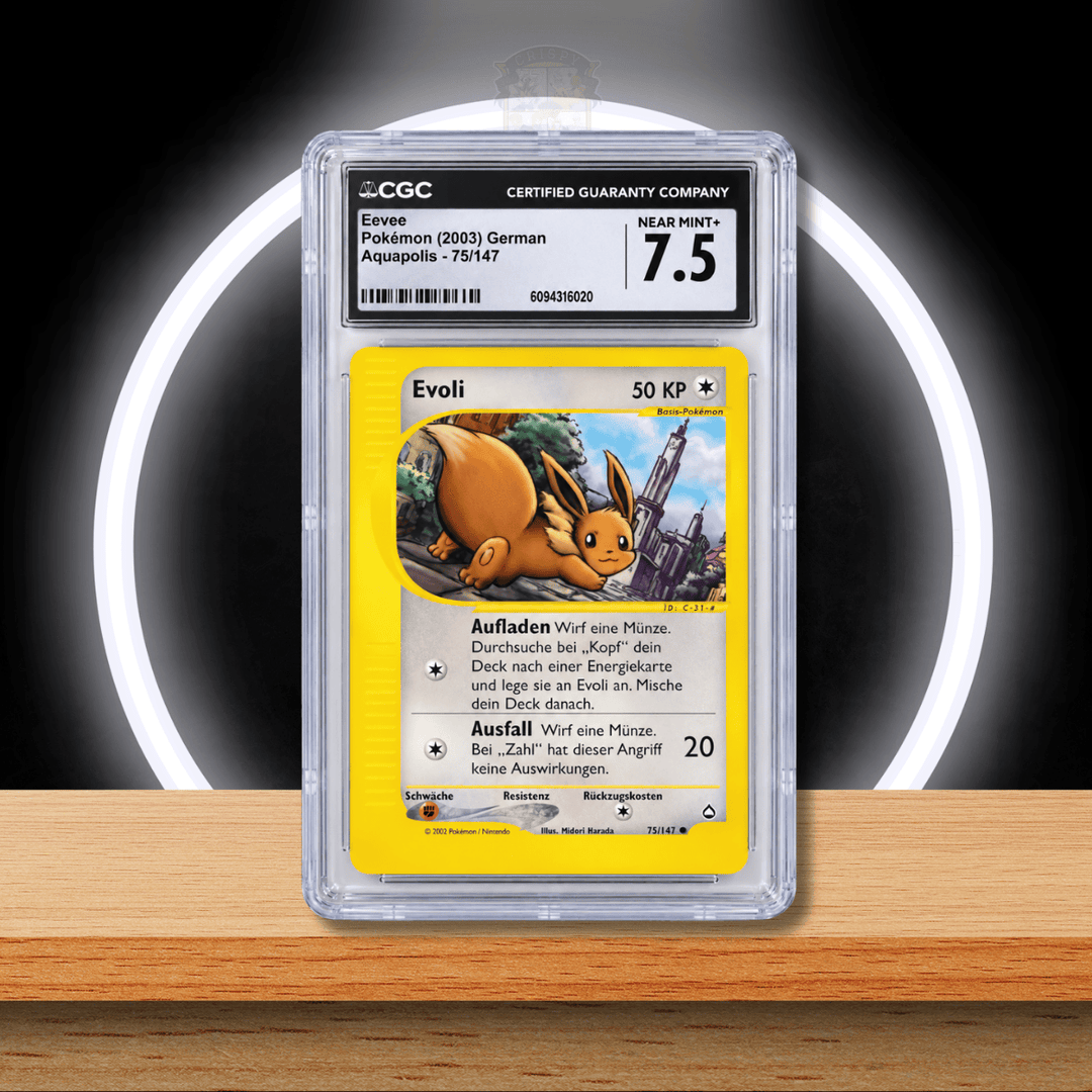 Pokémon Evoli (Aquapolis 75/147) CGC 7.5 (DE)