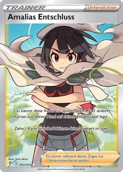 amalias 203/203 – Pokémon Drachenwandel Karte