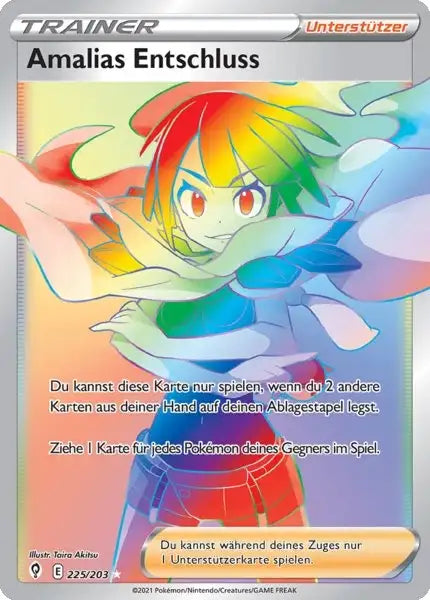 amalias 225/203 – Pokémon Drachenwandel Karte