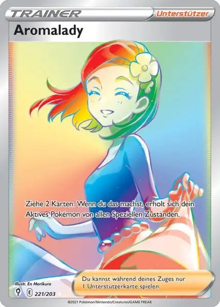 aromalady 221/203 – Pokémon Drachenwandel Karte