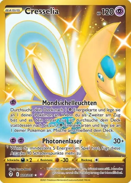 cresselia 228/203 – Pokémon Drachenwandel Karte