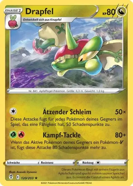 drapfel 120/203 – Pokémon Drachenwandel Karte