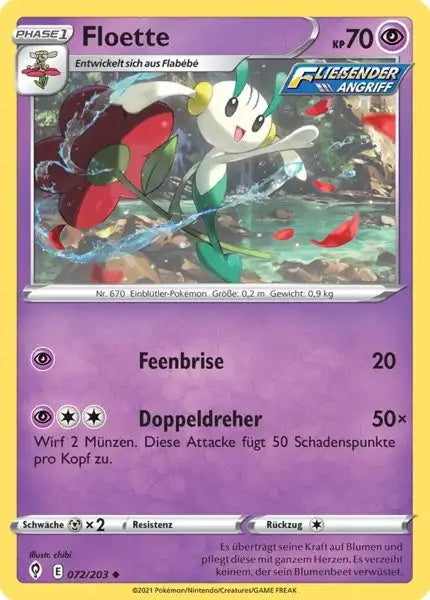floette 072/203 – Pokémon Drachenwandel Karte
