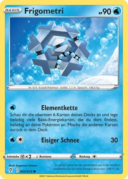 frigometri 043/203 – Pokémon Drachenwandel Karte