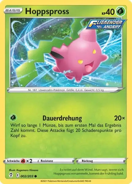 hoppspross 002/203 – Pokémon Drachenwandel Karte