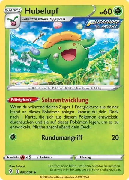 hubelupf 003/203 – Pokémon Drachenwandel Karte