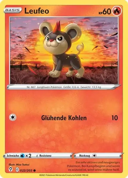 leufeo 022/203 – Pokémon Drachenwandel Karte