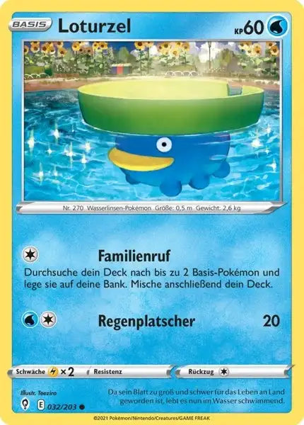 loturzel 032/203 – Pokémon Drachenwandel Karte