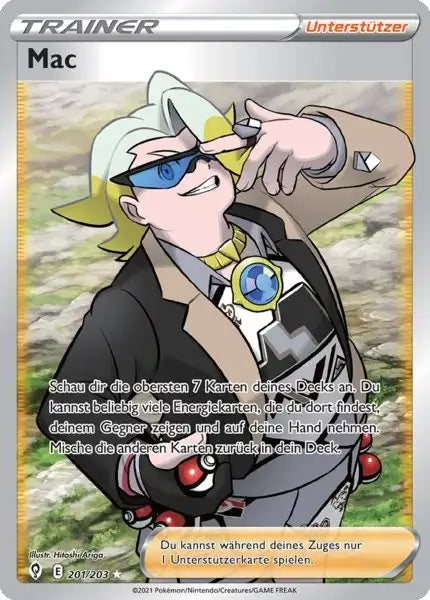 mac 201/203 – Pokémon Drachenwandel Karte
