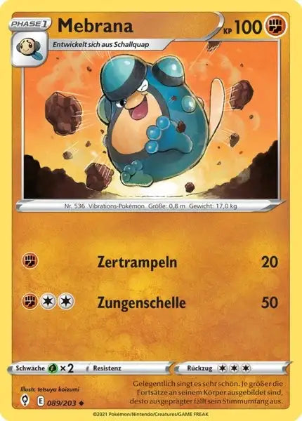 mebrana 089/203 – Pokémon Drachenwandel Karte