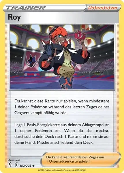 roy 152/203 – Pokémon Drachenwandel Karte