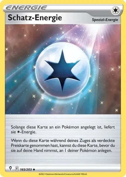 schatz energie 165/203 – Pokémon Drachenwandel Karte