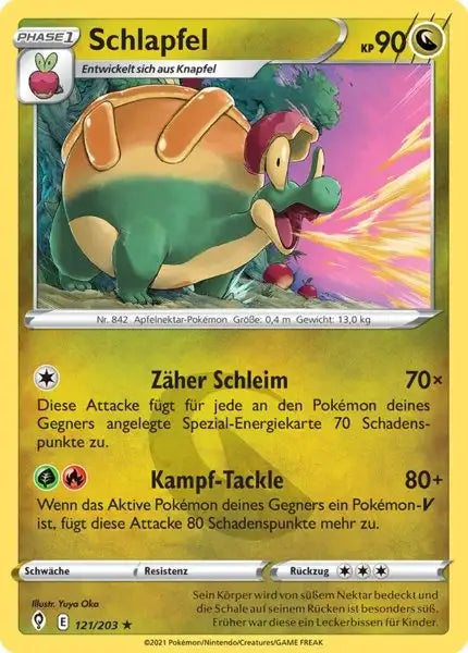schlapfel 121/203 – Pokémon Drachenwandel Karte