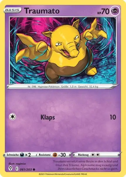traumato 061/203 – Pokémon Drachenwandel Karte