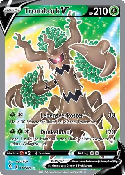 trombork v 168/203 – Pokémon Drachenwandel Karte