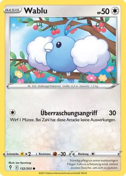 wablu 132/203 – Pokémon Drachenwandel Karte