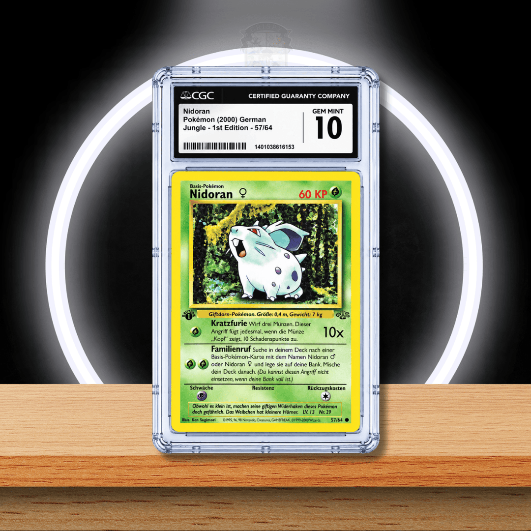 Pokémon Nidoran♀ 1st Edition (Jungle 57/64) CGC 10 (DE)