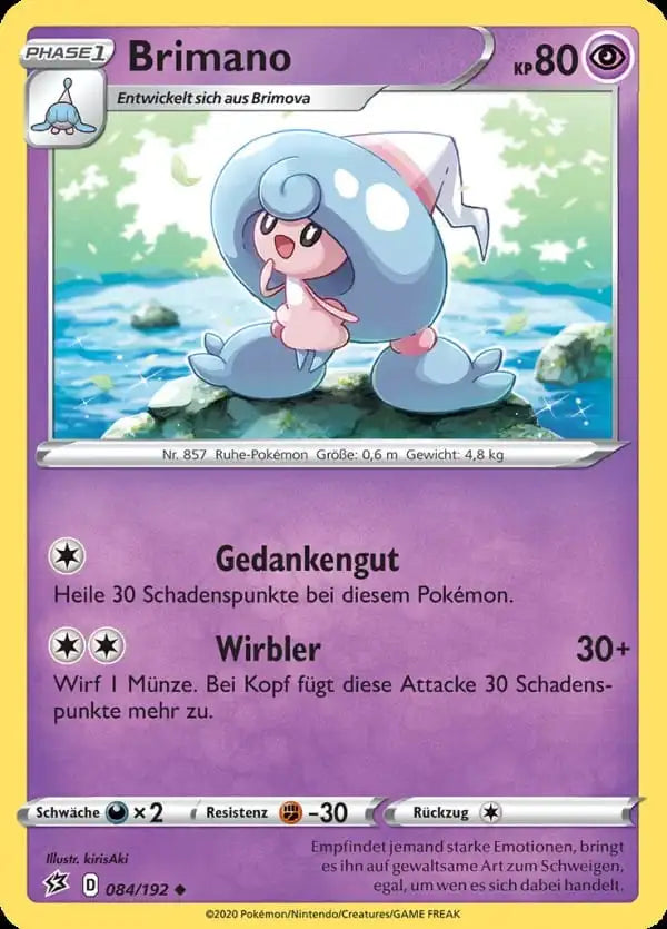 brimano 084/192 – Pokémon Clash der Rebellen Karte