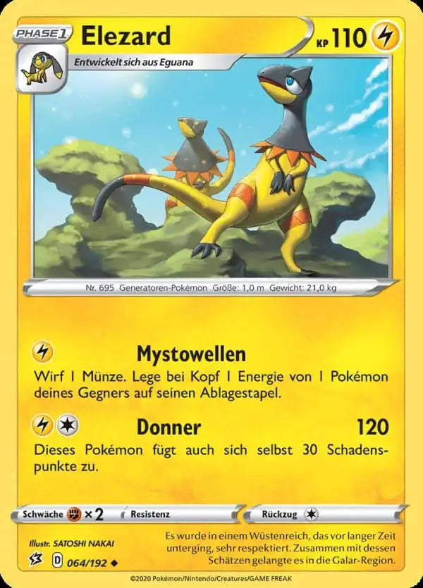 elezard 064/192 – Pokémon Clash der Rebellen Karte