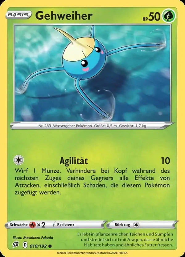 gehweiher 010/192 – Pokémon Clash der Rebellen Karte