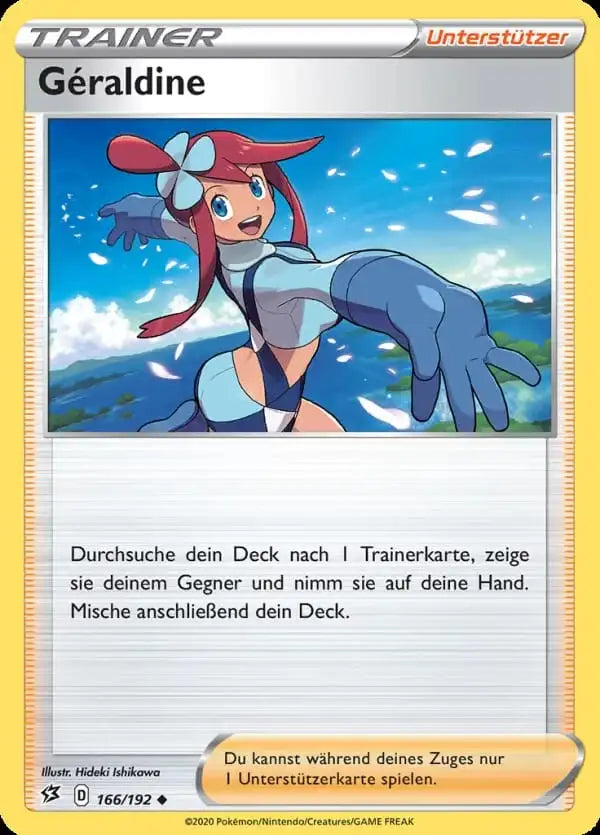 geraldine 166/192 – Pokémon Clash der Rebellen Karte