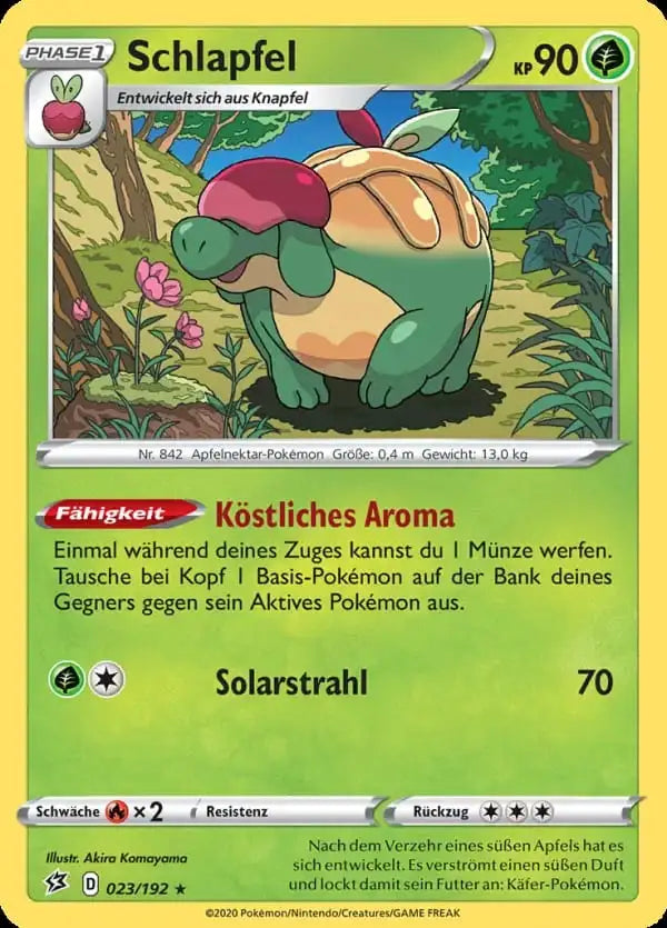 schlapfel 023/192 – Pokémon Clash der Rebellen Karte