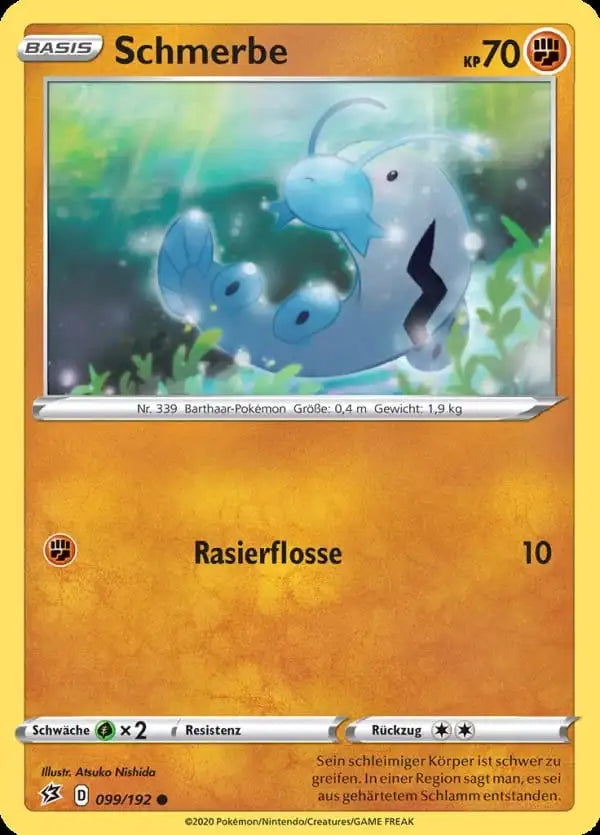 schmerbe 099/192 – Pokémon Clash der Rebellen Karte