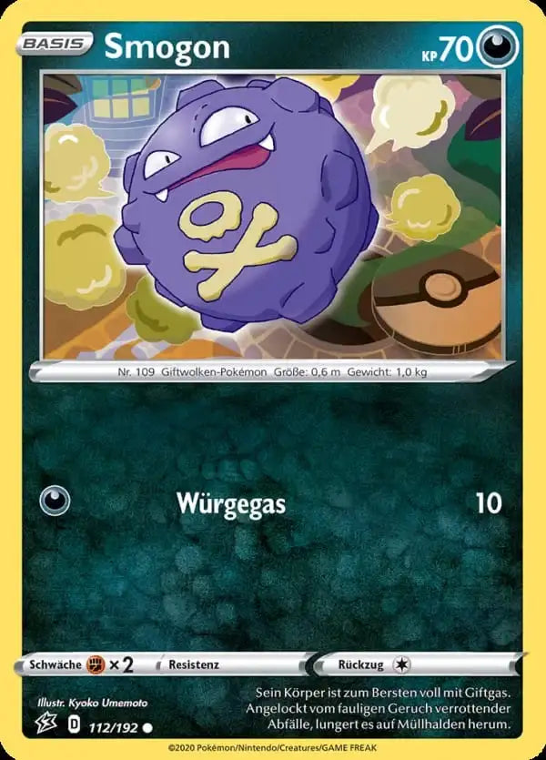 smogon 112/192 – Pokémon Clash der Rebellen Karte