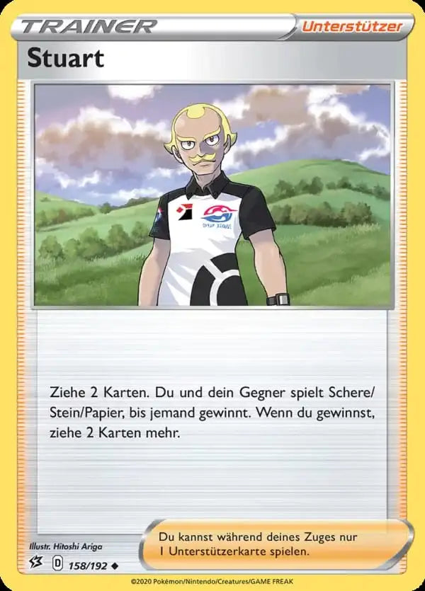 stuart 158/192 – Pokémon Clash der Rebellen Karte