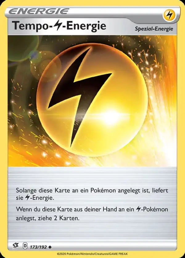 tempo elektro energie 173/192 – Pokémon Clash der Rebellen Karte