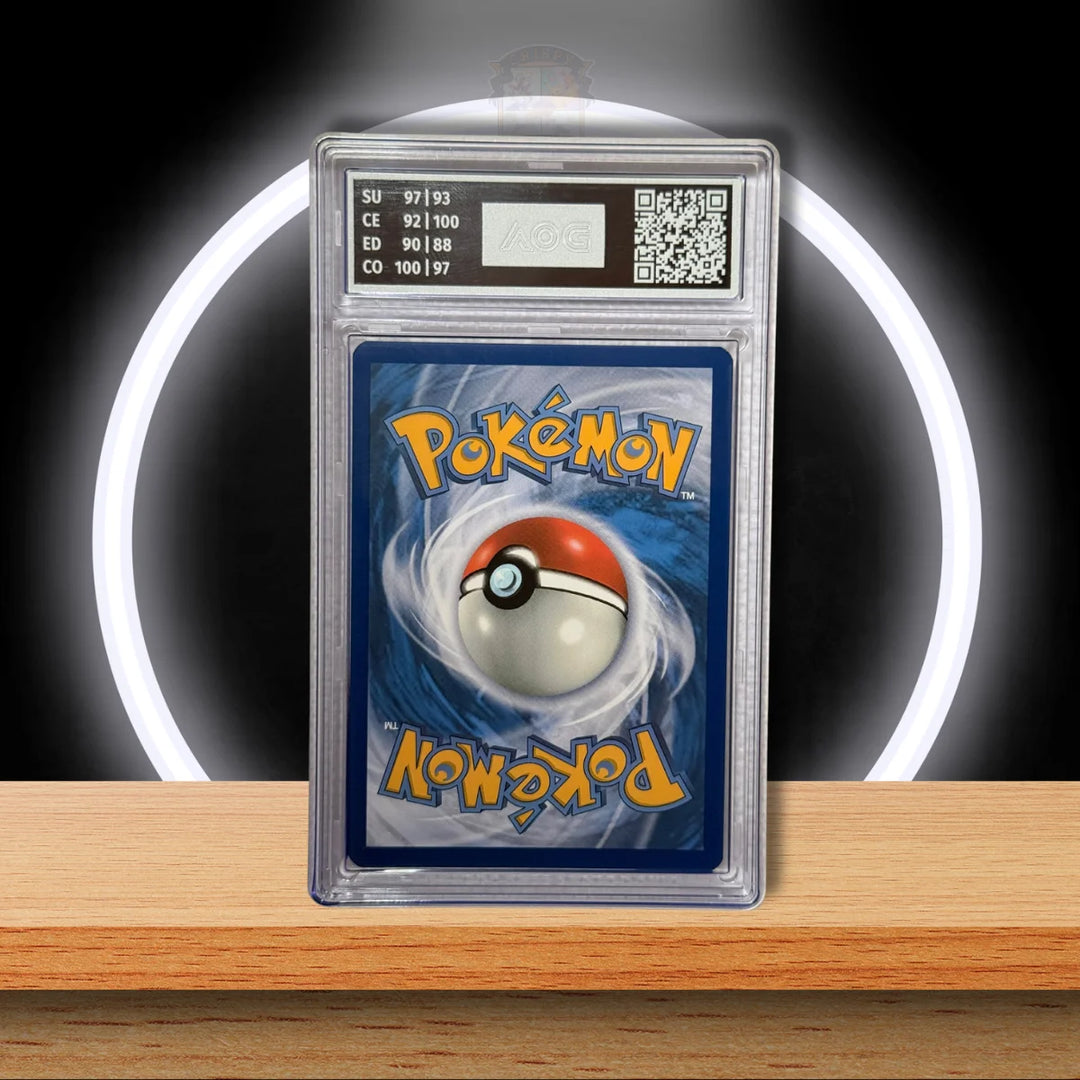 Pokémon Schiggy Illustration Rare 148/142 aus Stellarkrone als deutsche AOG 9.5 Graded Card