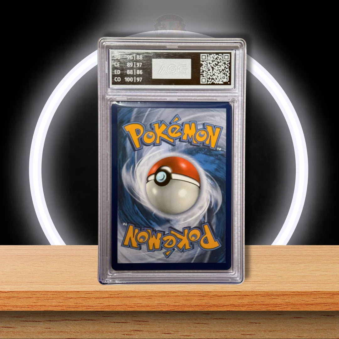 Pokémon Squirtle Illustration Rare 148/142 aus Stellar Crown als englische AOG 9 Graded Card