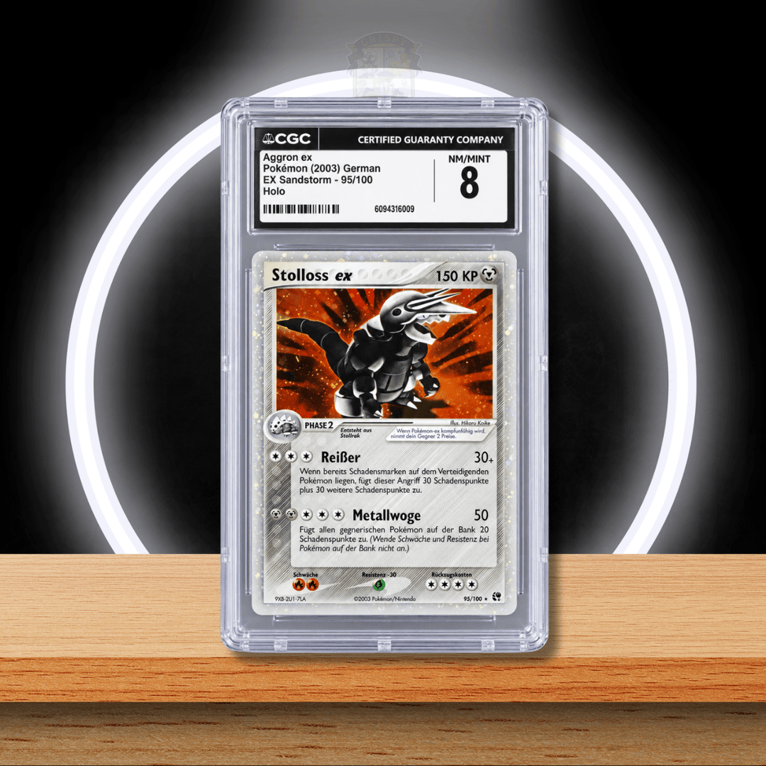 Pokémon Stolloss ex (EX Sandstorm 95/100) CGC 8 (DE)