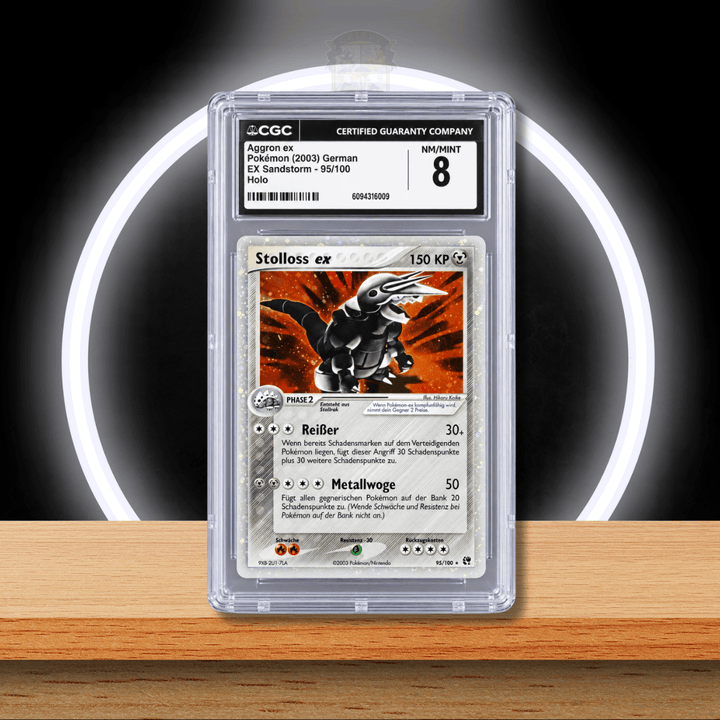 Pokémon Stolloss ex (EX Sandstorm 95/100) CGC 8 (DE)