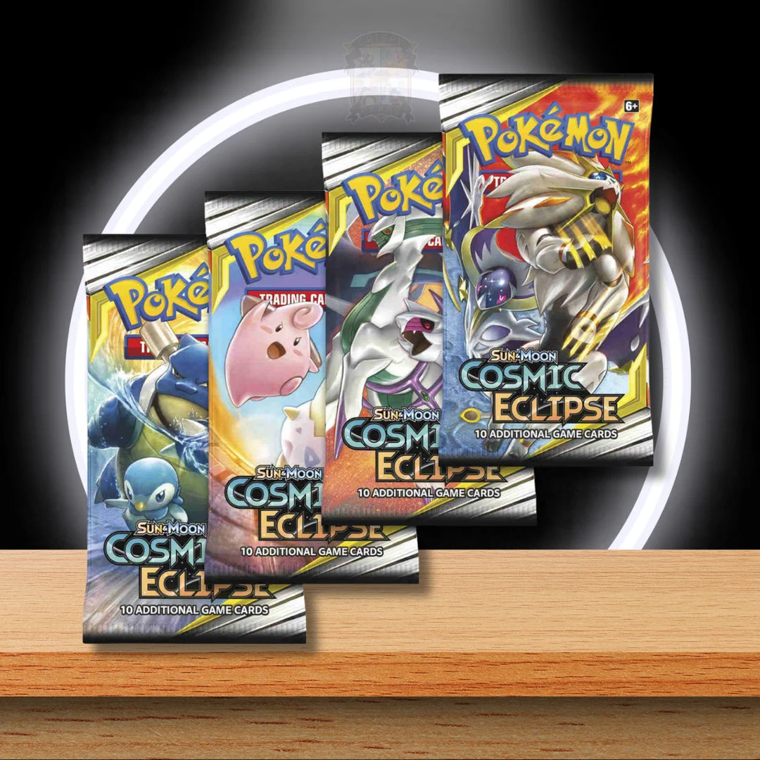 Pokémon Sonne & Mond Cosmic Eclipse Booster – Englische Pokémon Sammelkarten