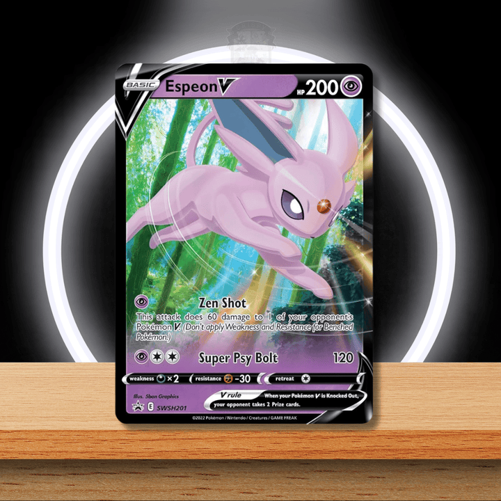 Pokémon Tin in Englisch aus der V Heroes Serie mit Espeon V