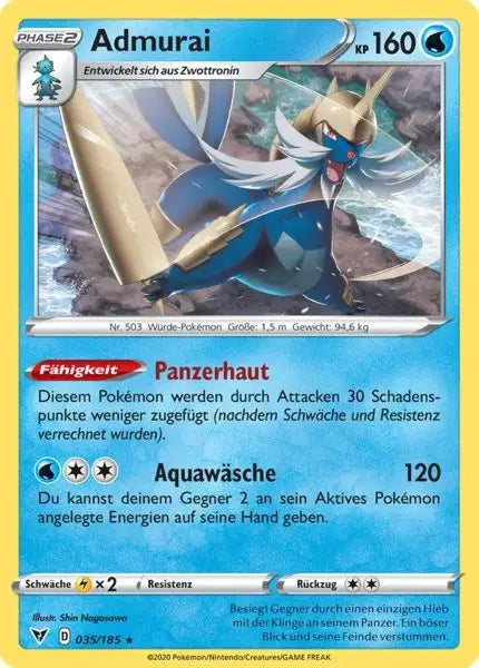 admurai 035/185 – Pokémon Farbenschock Karte